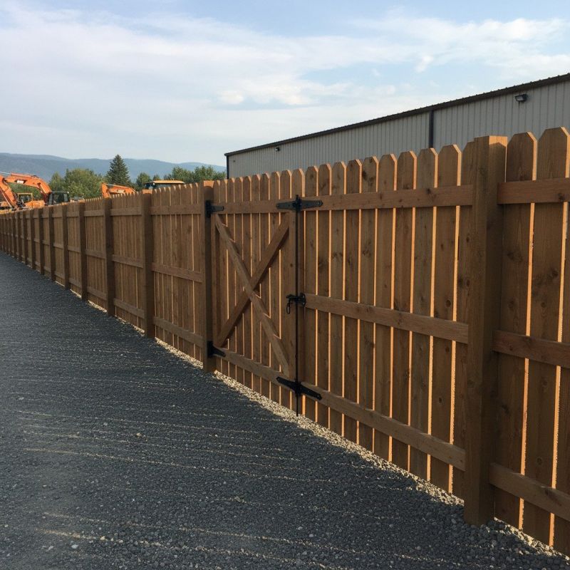 Business Fence Installation detail