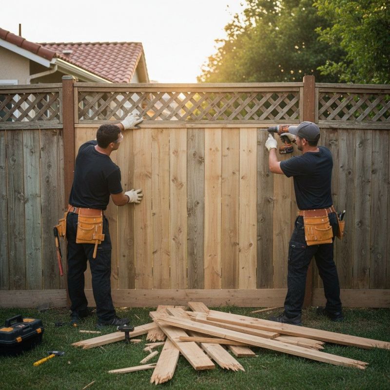 Composite Fence Repair detail