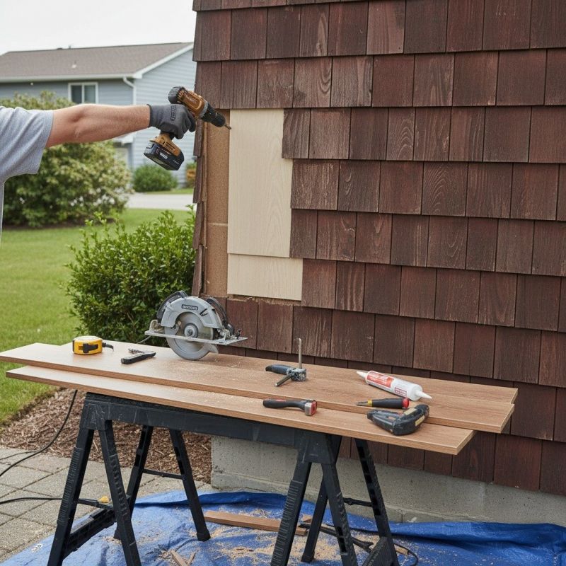 Composite Fence Repair detail