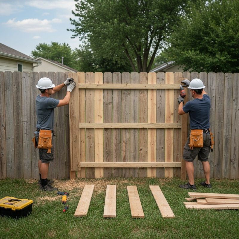 Privacy Fence Gate Repair
